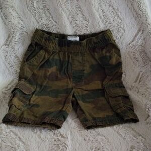 Kids Camouflage Cargo Shorts